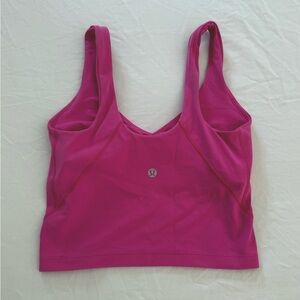 Pink lululemon align tank